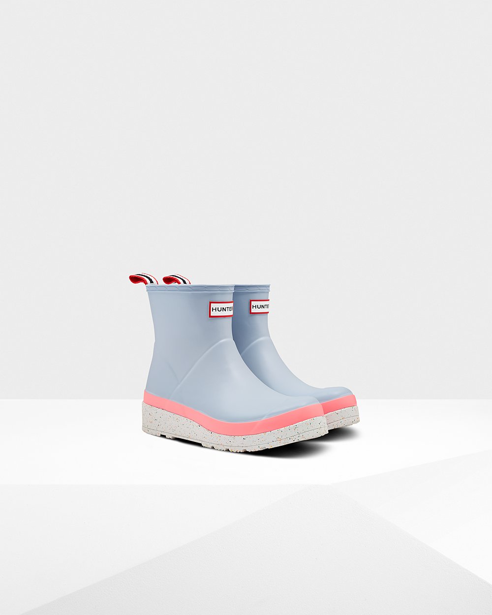Botas Play Hunter Feminina Cinzentas/Rosa - Original Short Speckle Rain - 93WOTUSME